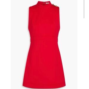 NWT Alice + Olivia Victoria Mock Neck Sheath
Dress in Red SZ 6